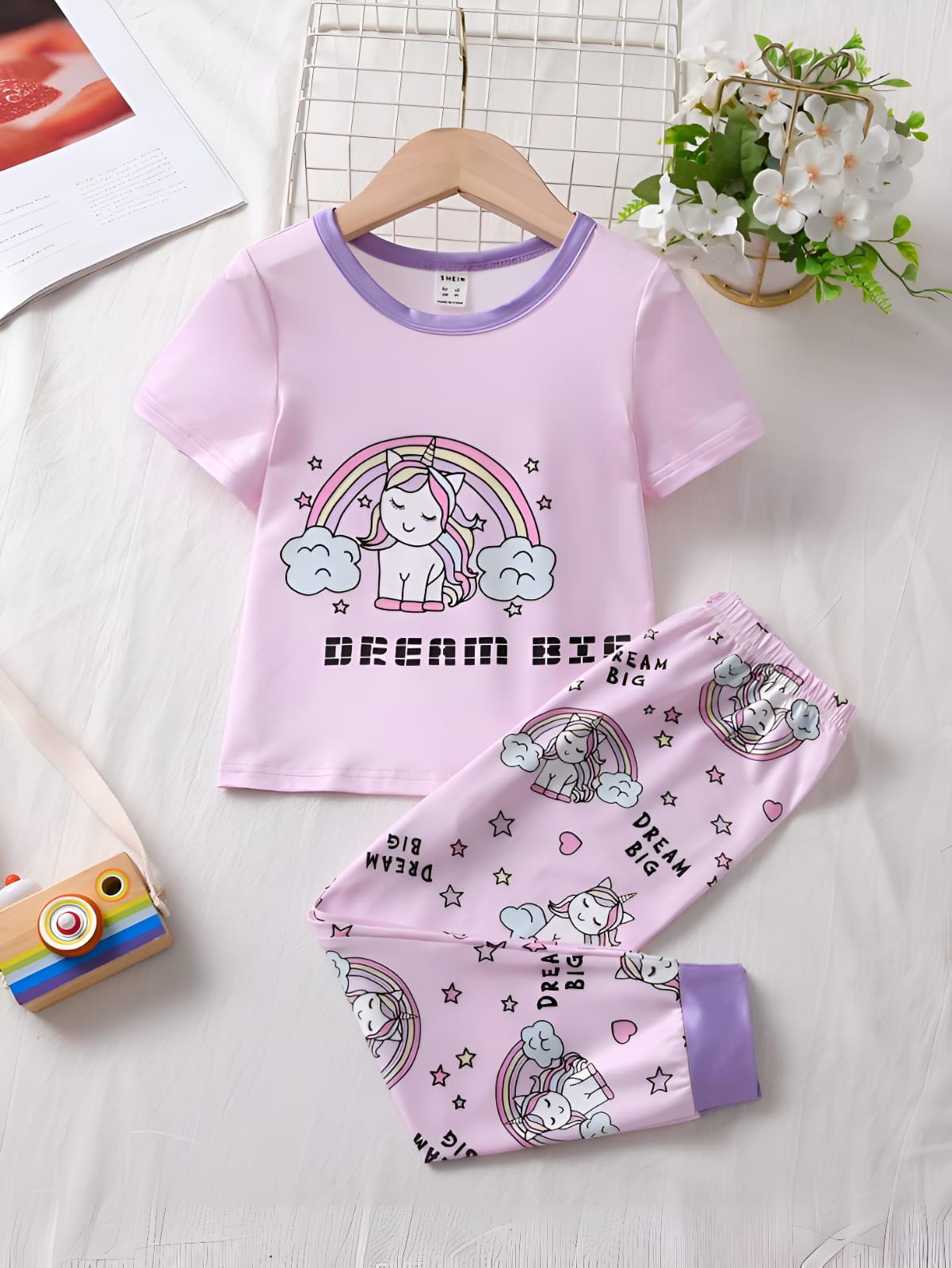 Baby Long Cotton T-shirt & Long Pant 5