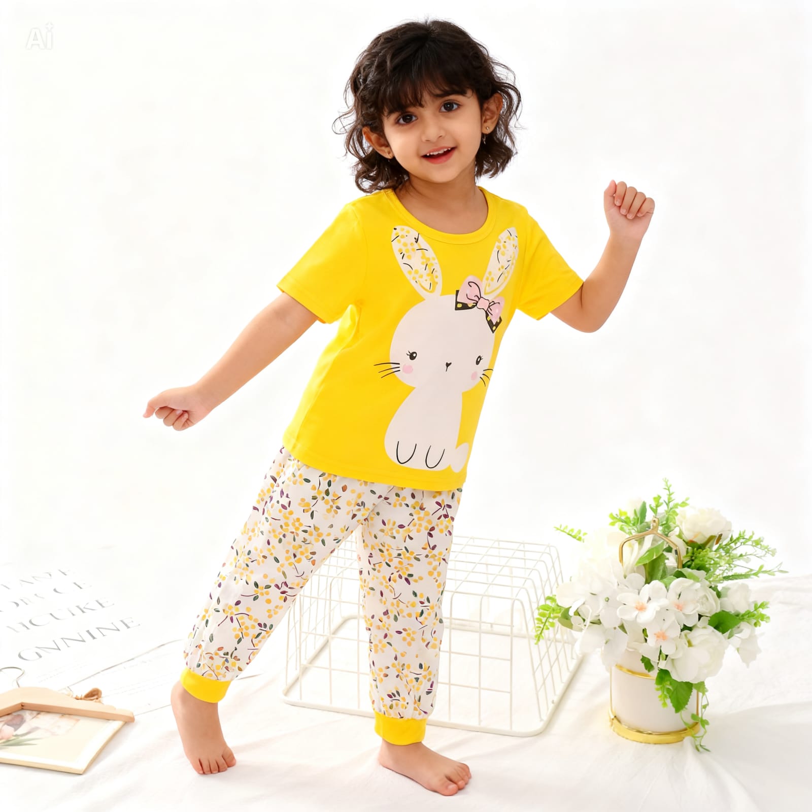 Baby Long Cotton T-shirt & Long Pant 8