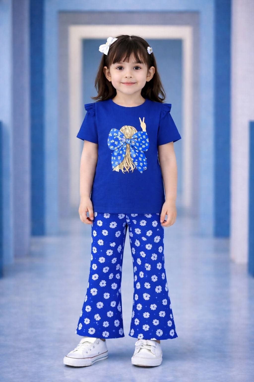 Baby Long Cotton T-shirt & Long Pant 9