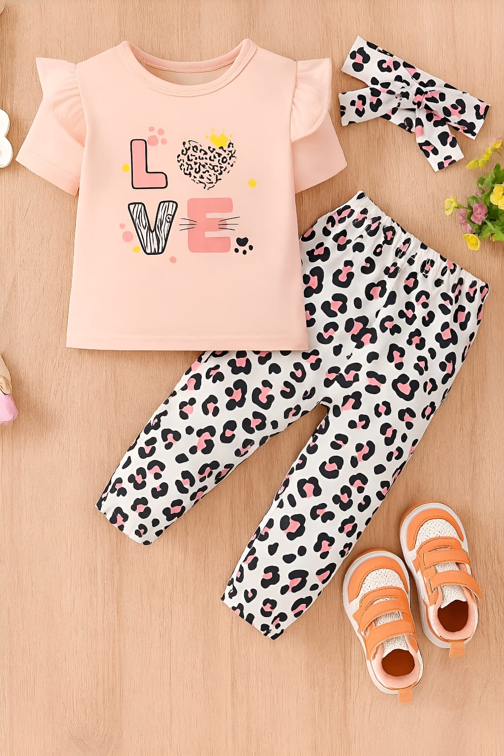 Baby Butterfly Cotton T Shirt & Pant 7