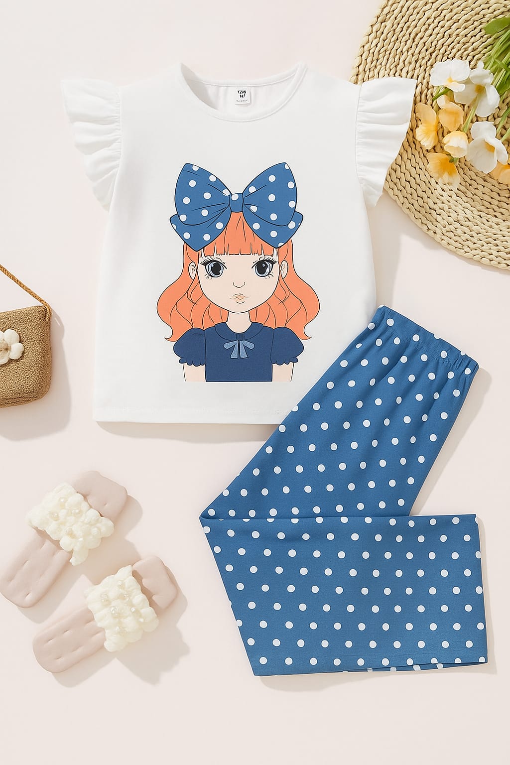Baby Butterfly Cotton T Shirt & Pant 10